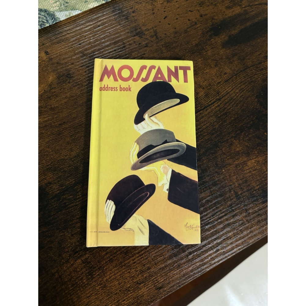 Vintage Mossant Address Book Art Deco Surrealist Retro Stationary Notebook
